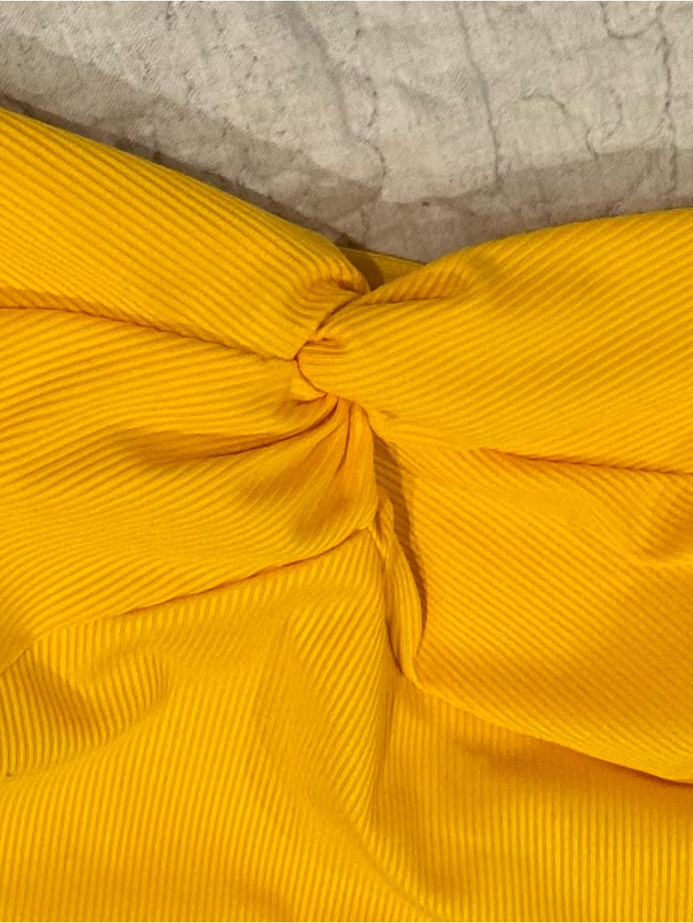 Express Tube Top with front Ruching - Picture 3 of 5